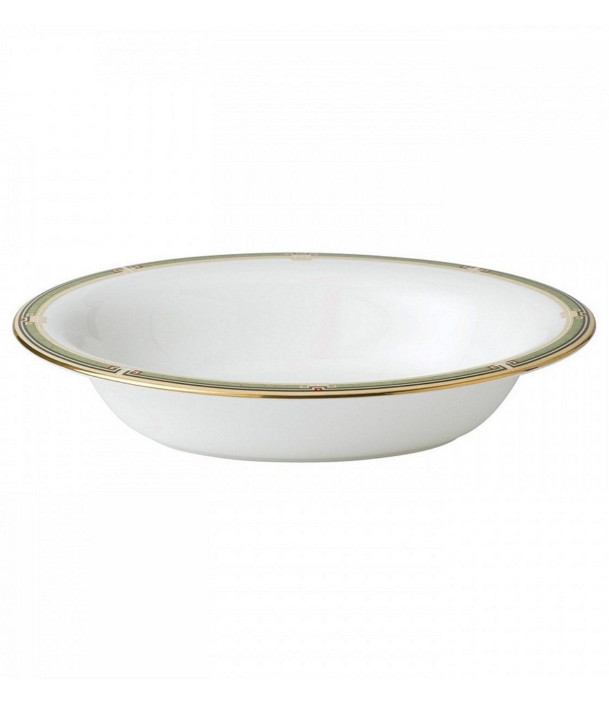 Wedgwood Oberon Vine & Flora Bone China Open Oval Vegetable Bowl