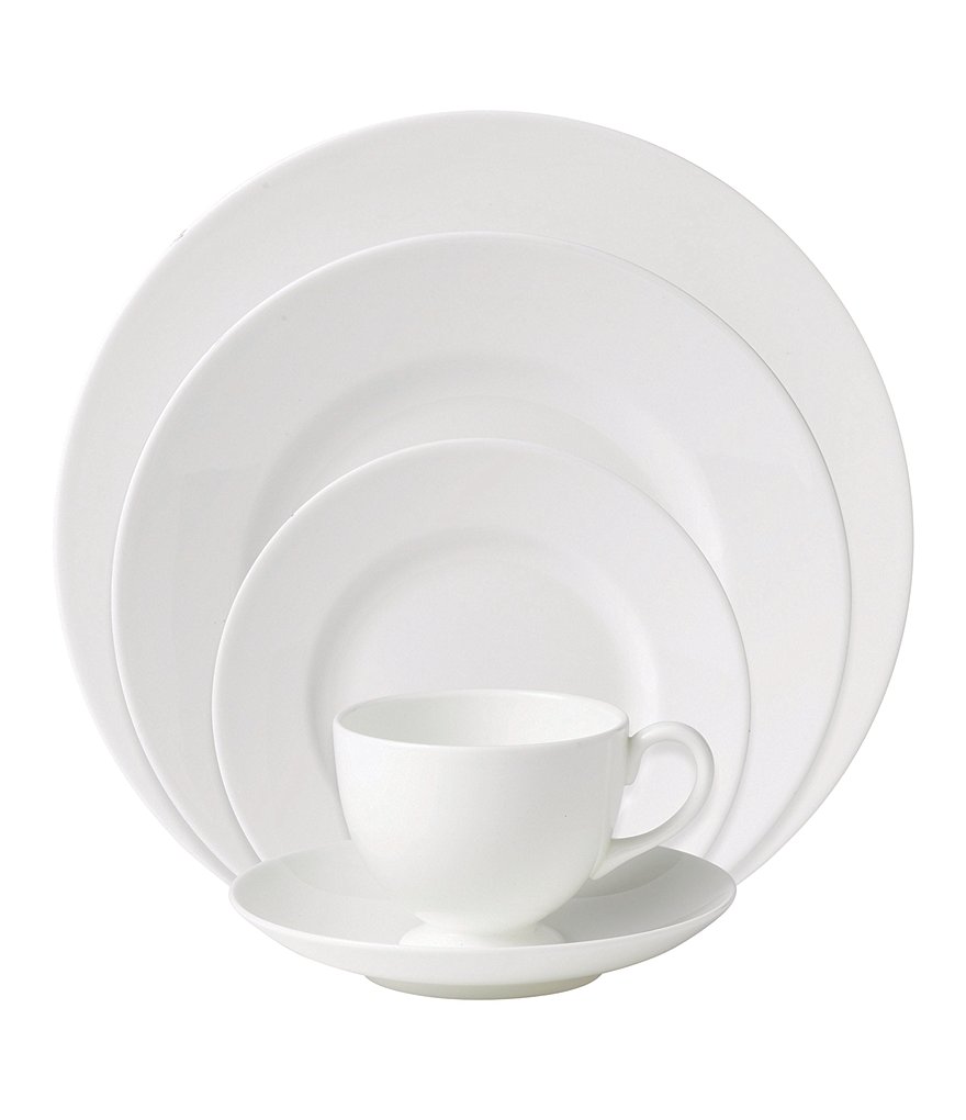 Wedgwood White Bone China 5-Piece Place Settting