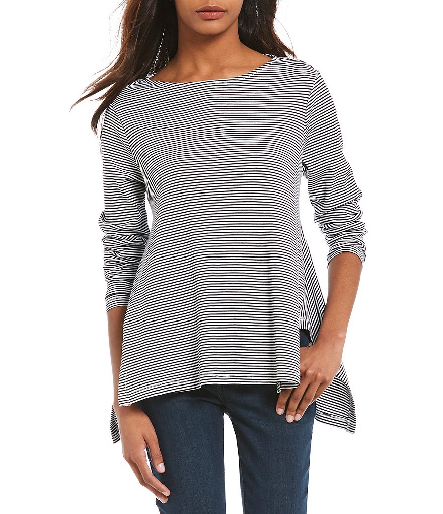 Westbound Sharkbite Striped Top