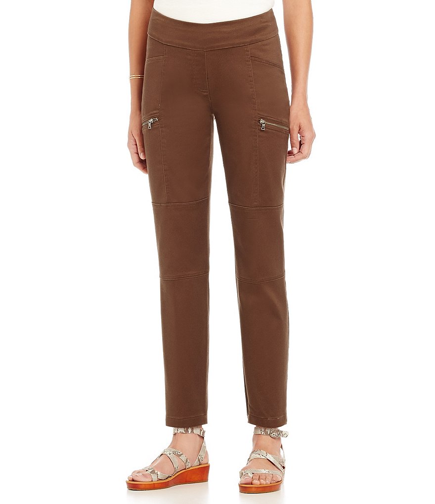 Westbound the PARK AVE fit Sateen Cargo Ankle Pants