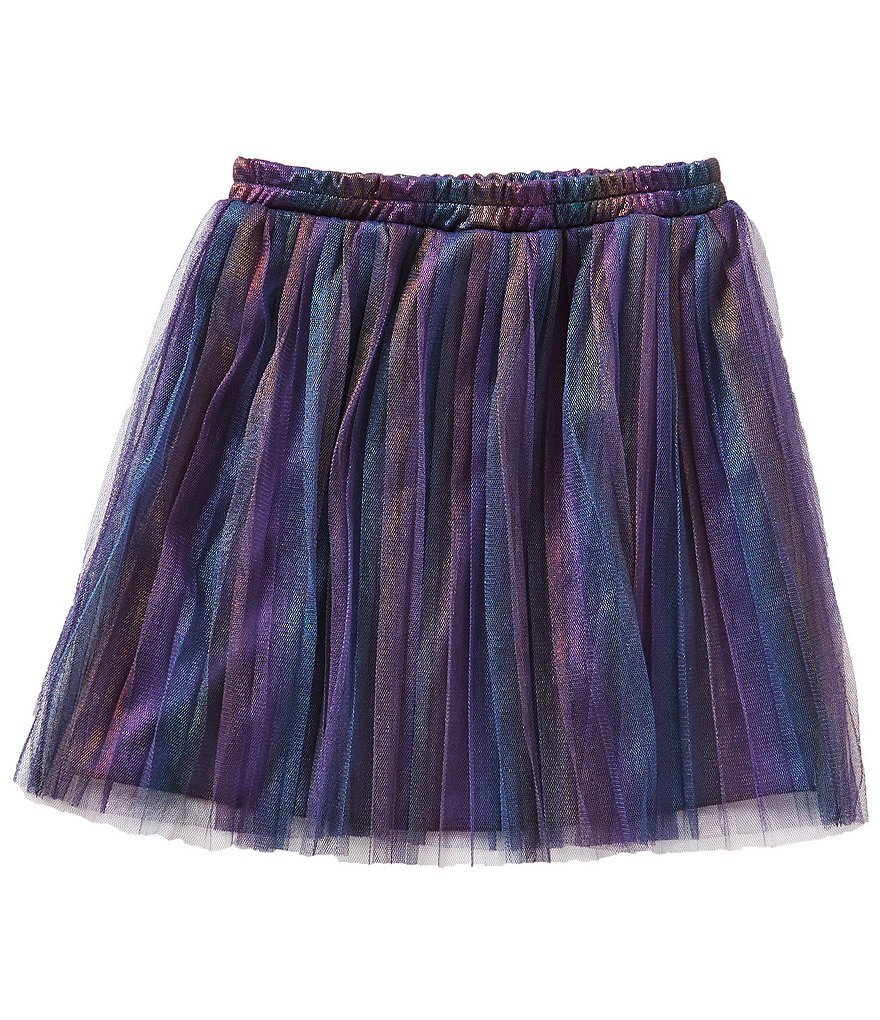 Xtraordinary Big Girls 7-16 Iridescent Ombre Pleated Skirt