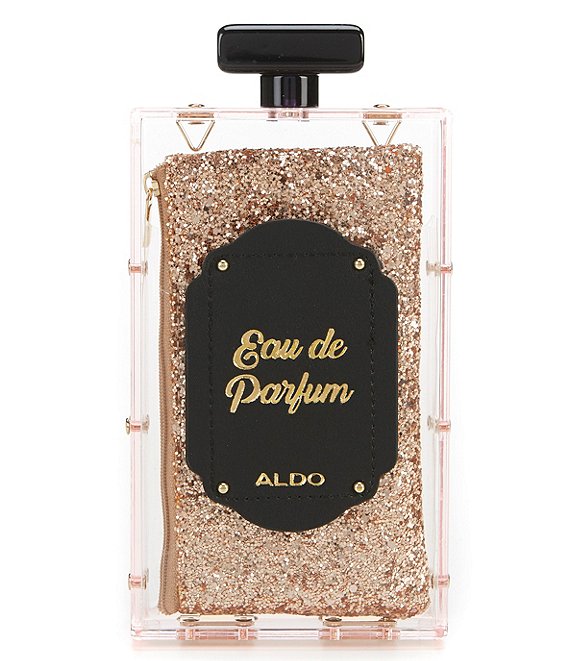 ALDO Bouck Perfume Bottle Novelty Clutch