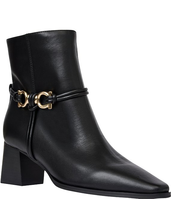 Andre Assous Arya Leather Bit Harness Booties
