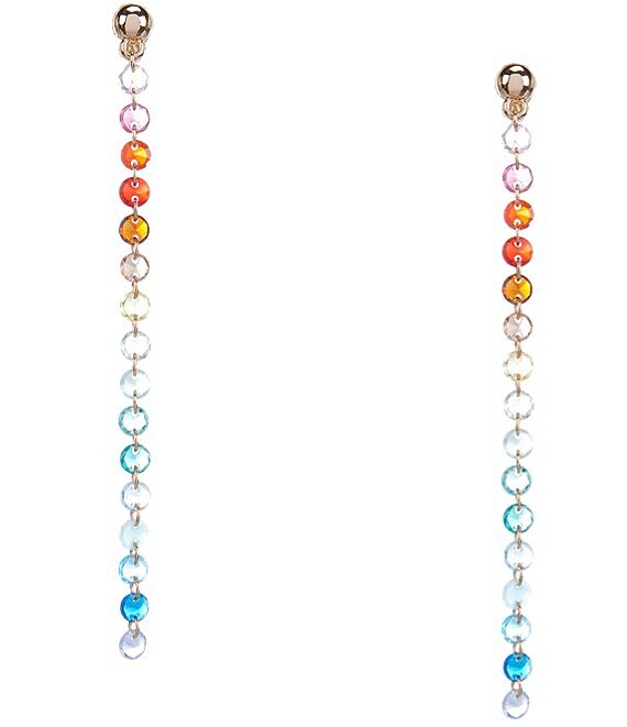Anna & Ava Delicate Multi Stone Linear Earrings