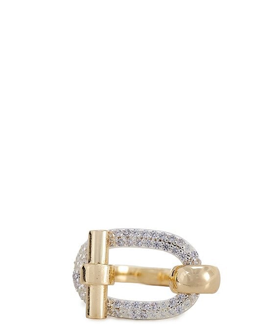 Anna & Ava Waterproof Pave Link Band Ring