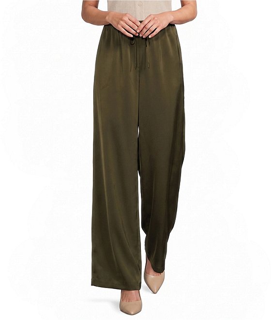 Antonio Melani Carson Satin Drawstring Pants
