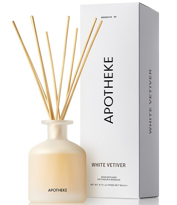 APOTHEKE White Vetiver Reed Refillable Diffuser