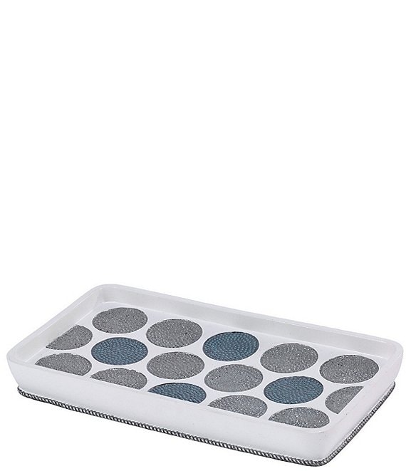 Avanti Linens Dotted Circles Bath Tray