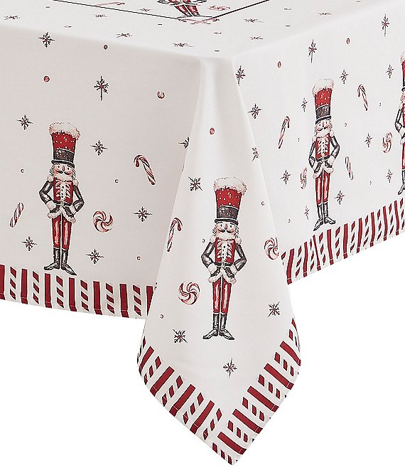 Avanti Linens Nutcracker Candy Collection Tablecloth