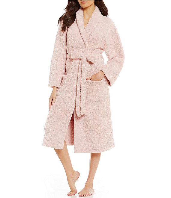 Color:Dusty Rose - Image 1 - CozyChic Long Wrap Robe