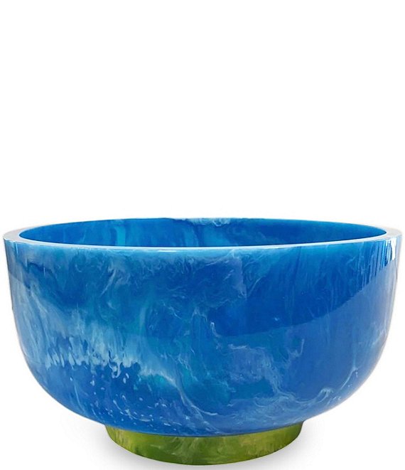 Beatriz Ball Resin Rio Large Bowl, Blue - Image 1