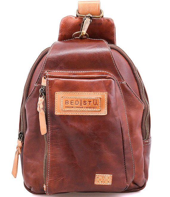 Bed Stu Beau Leather Backpack Sling Bag
