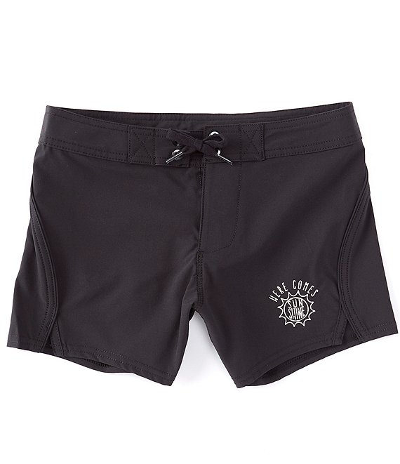 Color:Black Pebble - Image 1 - Big Girls 7-14 Night Out Swimsuit Short