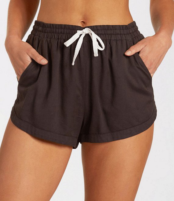 Color:Off Black - Image 1 - Road Trippin Twill Shorts
