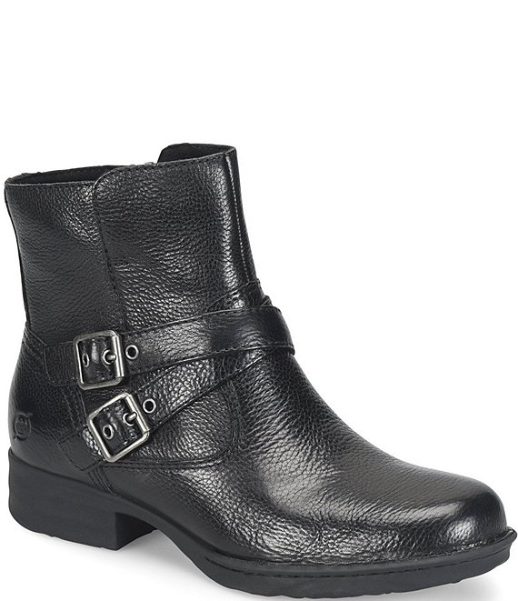 Born McGee Leather Moto Booties