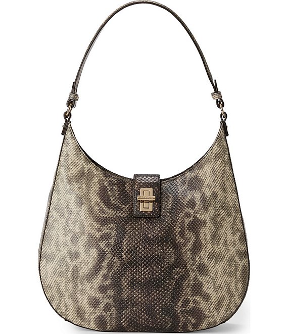 BRAHMIN Mayfair Collection Toffee Fallon Hobo Shoulder Bag, Toffee - Image 1