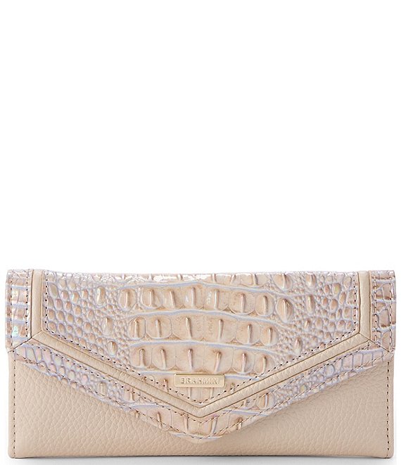BRAHMIN Pearl Admire Collection Veronica Envelope Wallet, Pearl Admire - Image 1