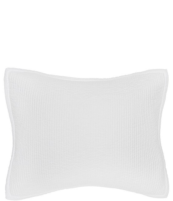 Carol and Frank Bennett White Standard Pillow Sham