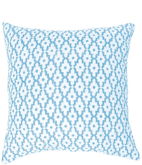 Carol and Frank Talley Santorini Euro Sham