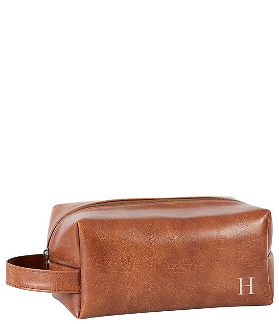 Cathy's Concepts Men's Vegan Leather Travel Kit
