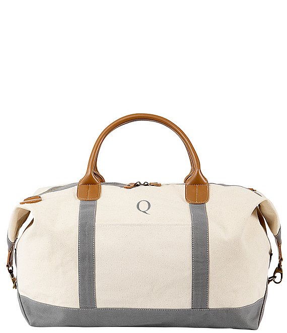 Cathy's Concepts Personalized Oversized Canvas Transport Weekender