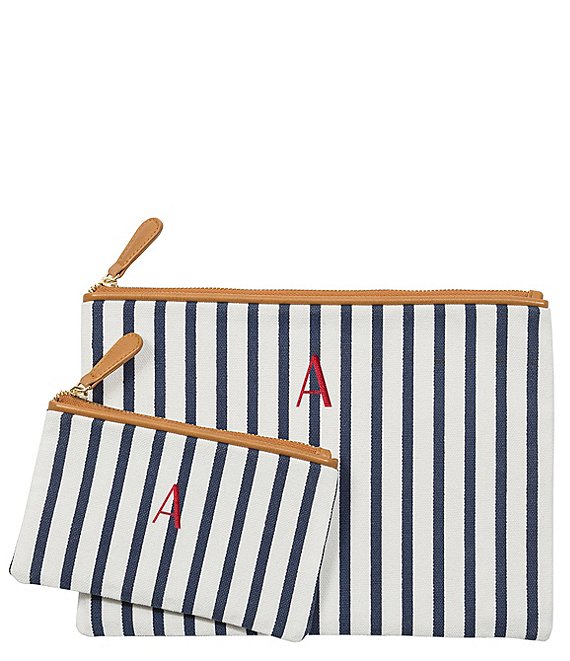 Cathy's Concepts Personalized Striped Clutch Set