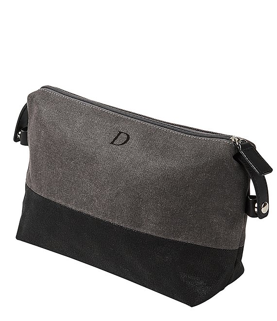 Cathy's Concepts Personalized Two Tone Grey Dopp Kit