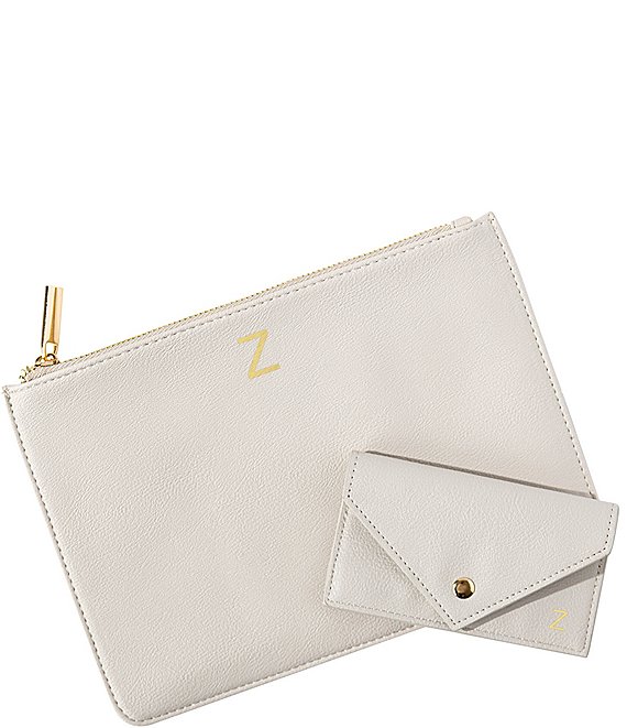 Cathy's Concepts Vegan Leather Clutch and Wallet Set