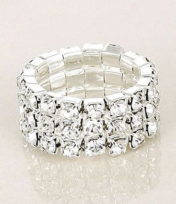 Cezanne Crystal Stretch Ring