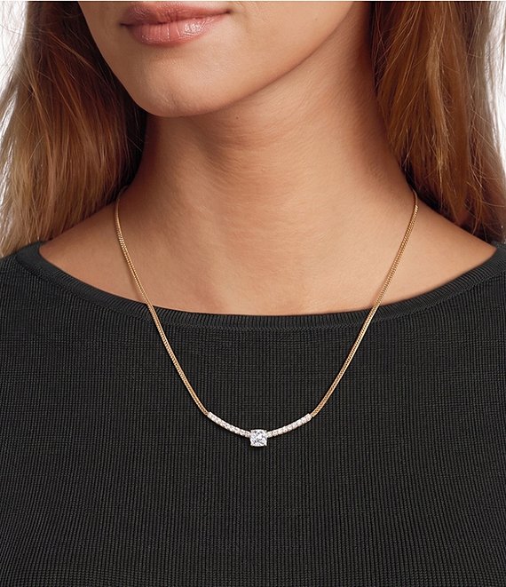 Cezanne Rhinestone Crystal CZ Collar Necklace