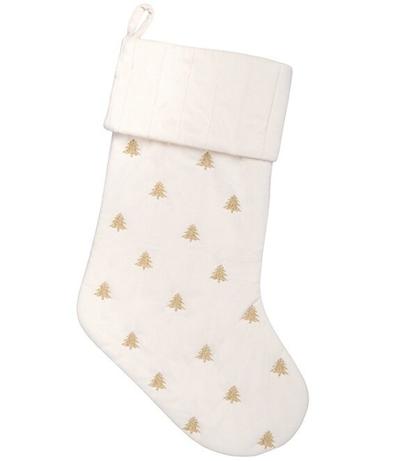 C&F Home Ivory Trees Stocking