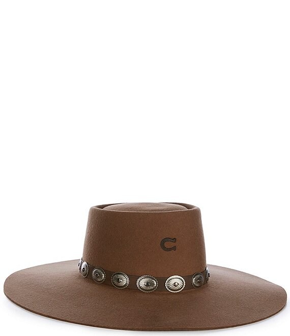 Charlie 1 Horse High Desert Wool Conchos Western Hat, Pecan - Image 1