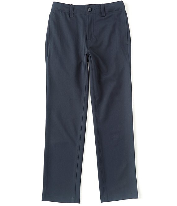 Color:Navy - Image 1 - Big Boys 8-20 Modern-Fit Comfort Stretch Synthetic Pants