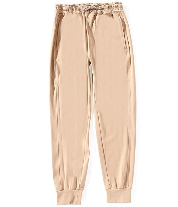 Class Club Big Boys Drawstring Waist Athletic Joggers, Khaki - Image 1