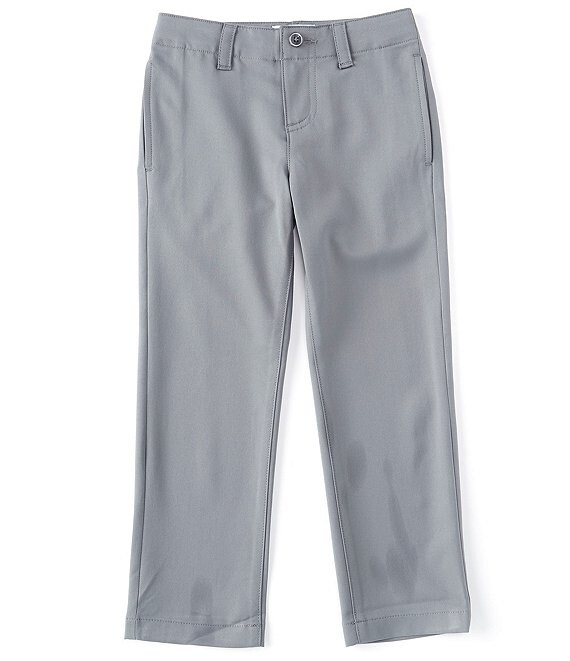 Color:Grey - Image 1 - Little Boys 2T-7 Modern Fit Comfort Stretch Synthetic Pants