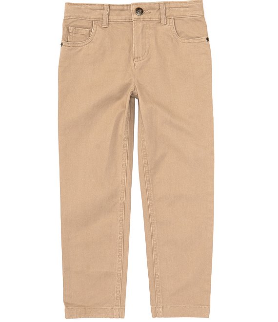 Class Club Little Boys Casual Stretch Twill Pants, Khaki - Image 1