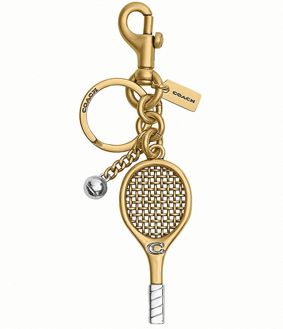 COACH Tennis Racket Bag Charm