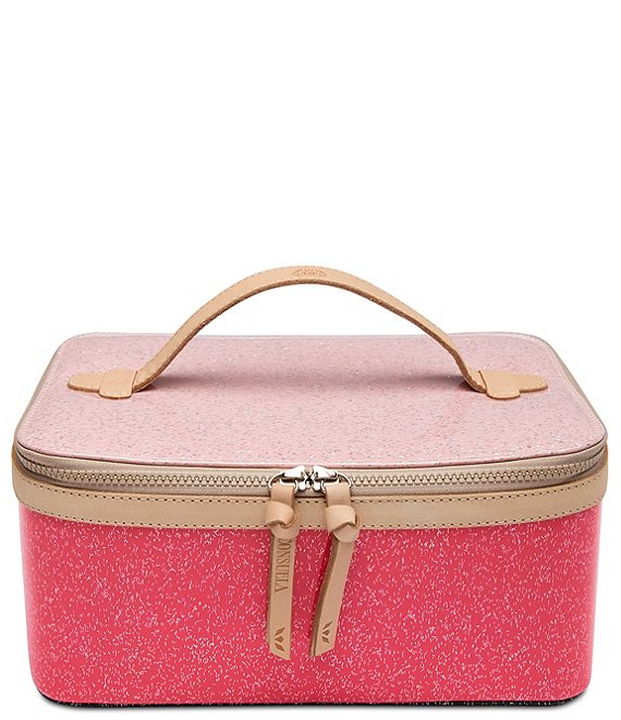 Consuela Bae Multi Colored Glitter Train Case