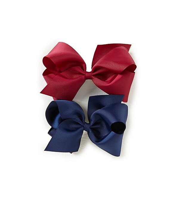 Copper Key Girls 2-Pack King Bow Set