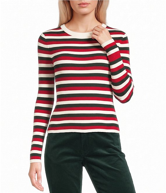 Copper Key Long Sleeve Stripe Top