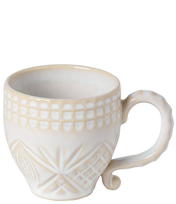 Costa Nova Cristal Collection Mugs, Set of 6, White - Image 1