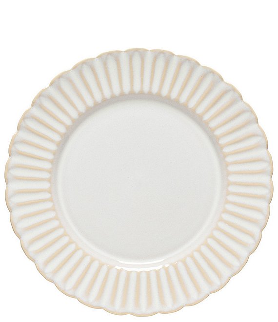 Costa Nova Cristal Collection Salad Plates, Set of 6, White - Image 1
