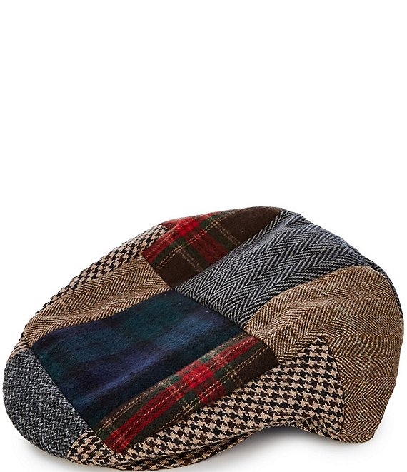 Cremieux Blue Label Patchwork Driver Hat