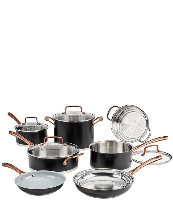 Cuisinart 11pc Matte Black Elegance Set, Black - Image 1