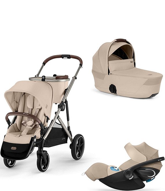 Cybex GAZELLE S Stroller + GAZELLE Fold Cot + CLOUD G Pro Travel System