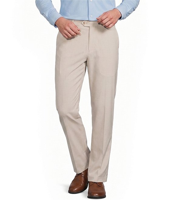 Daniel Cremieux Signature Label Stretch Flat Front Dress Pants