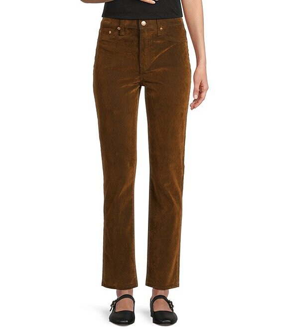 Daze Smarty Crushed Cognac Jeans, Cognac - Image 1