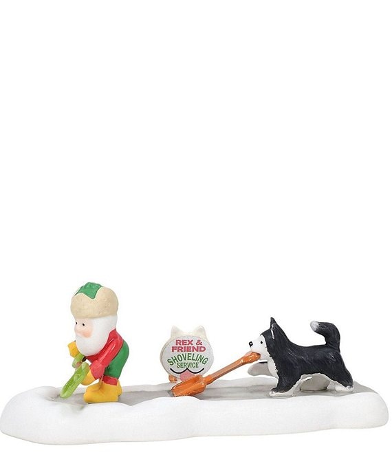Department 56 North Pole Collection Shoveling Budding for Hire