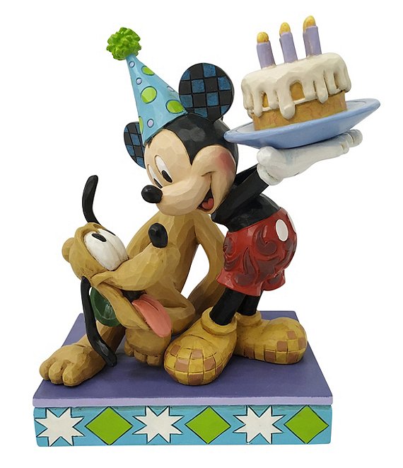 Disney Traditions by Jim Shore Pluto And Mickey Birthday Figurine