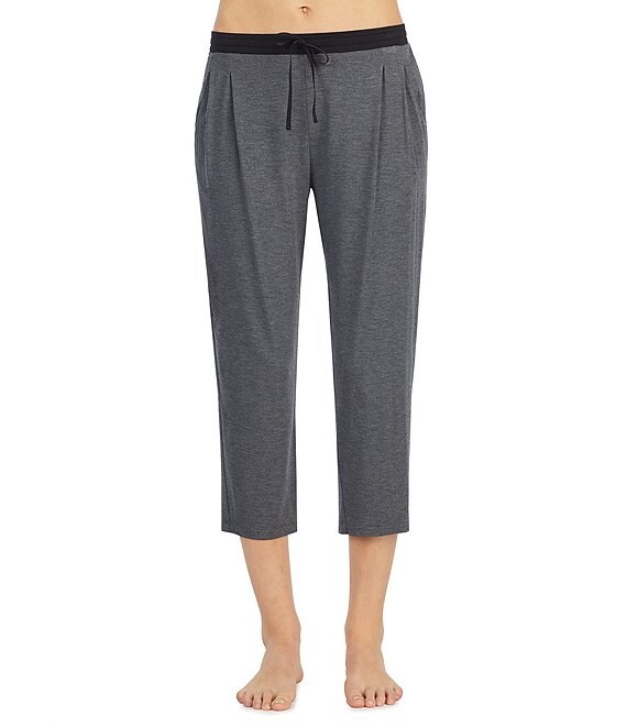 Donna Karan Jersey Knit Capri Sleep Pants